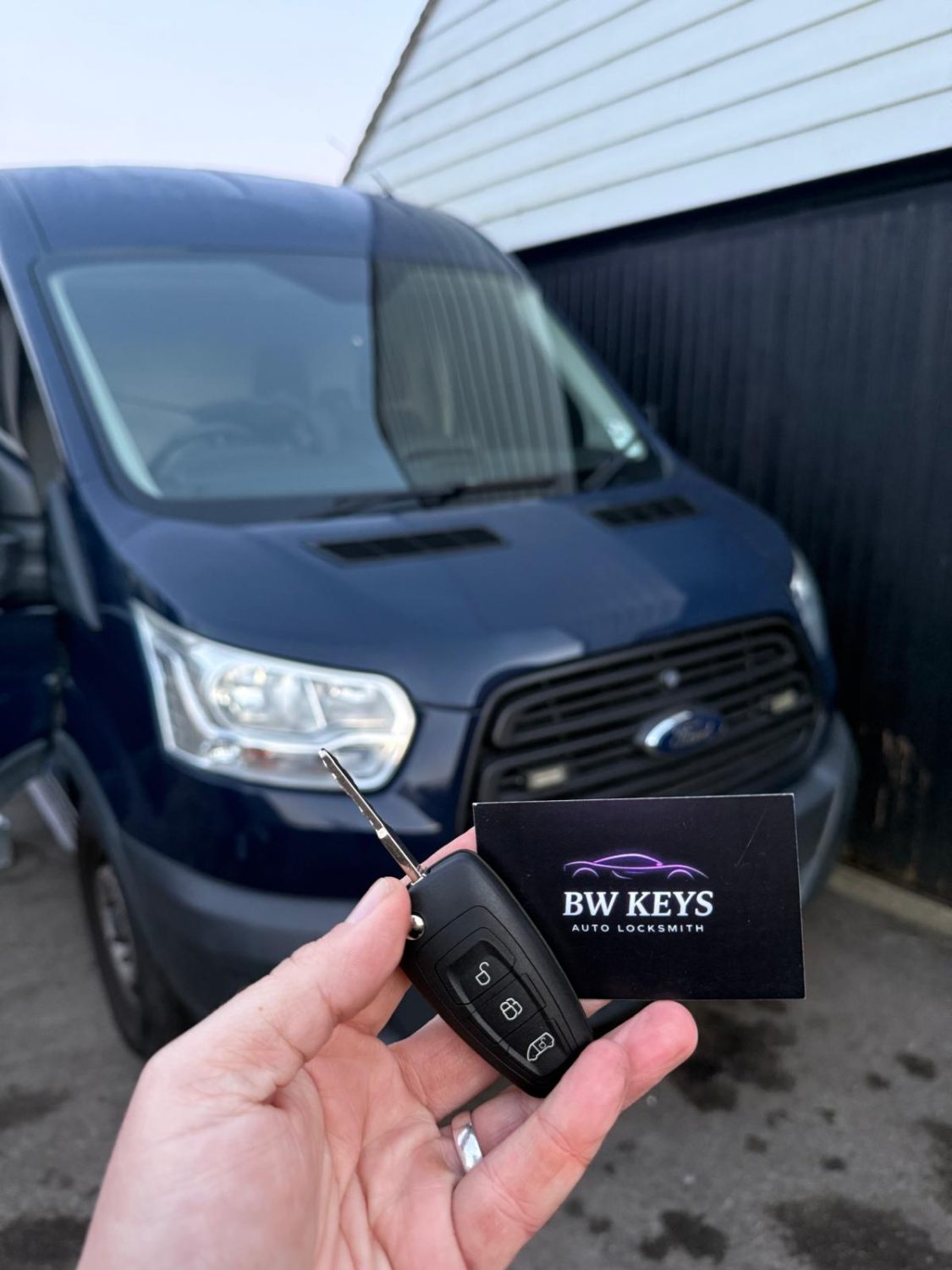 A working van of the type our van security service will cover